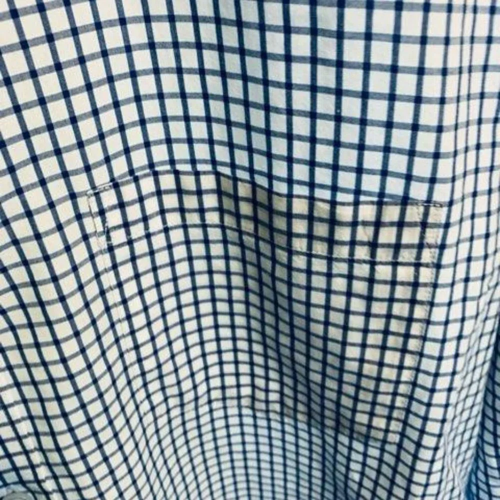J Crew  Light Weight Button down  checked shirt